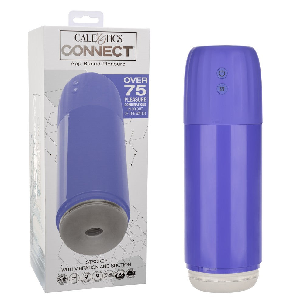Connect Vibrating Stroker w/Suction