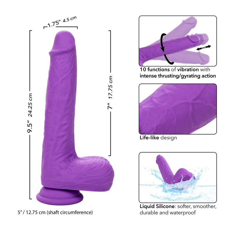 SE0251-10-3 Rechargeable Gyrating & Thrusting Silicone Studs