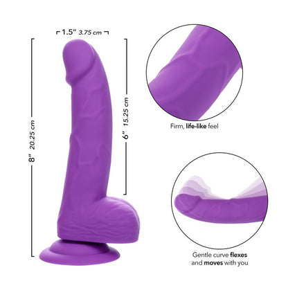 SE0252-03-3 6" Neon® Silicone Studs Purple