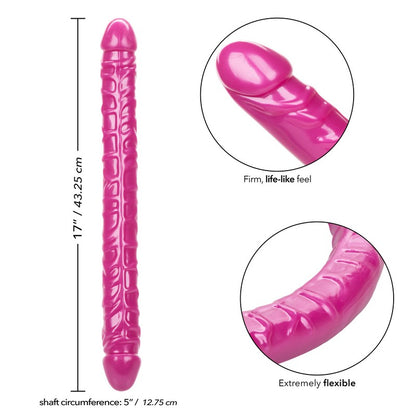 SE0267-05-2 Size Queen 17” Double Dong Pink