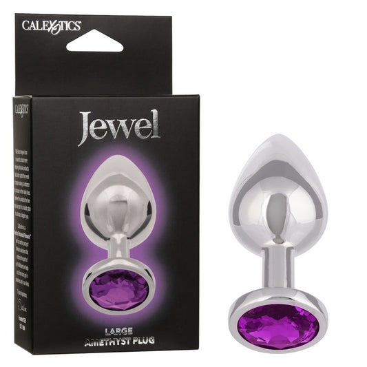 SE0438-25-3 Jewel Amethyst Plug Large