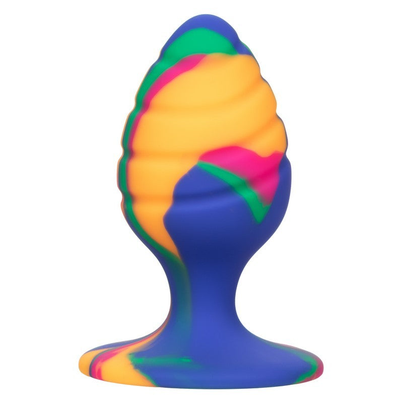 SE0439-10-3 Cheeky Medium Swirl Tie-Dye Plug