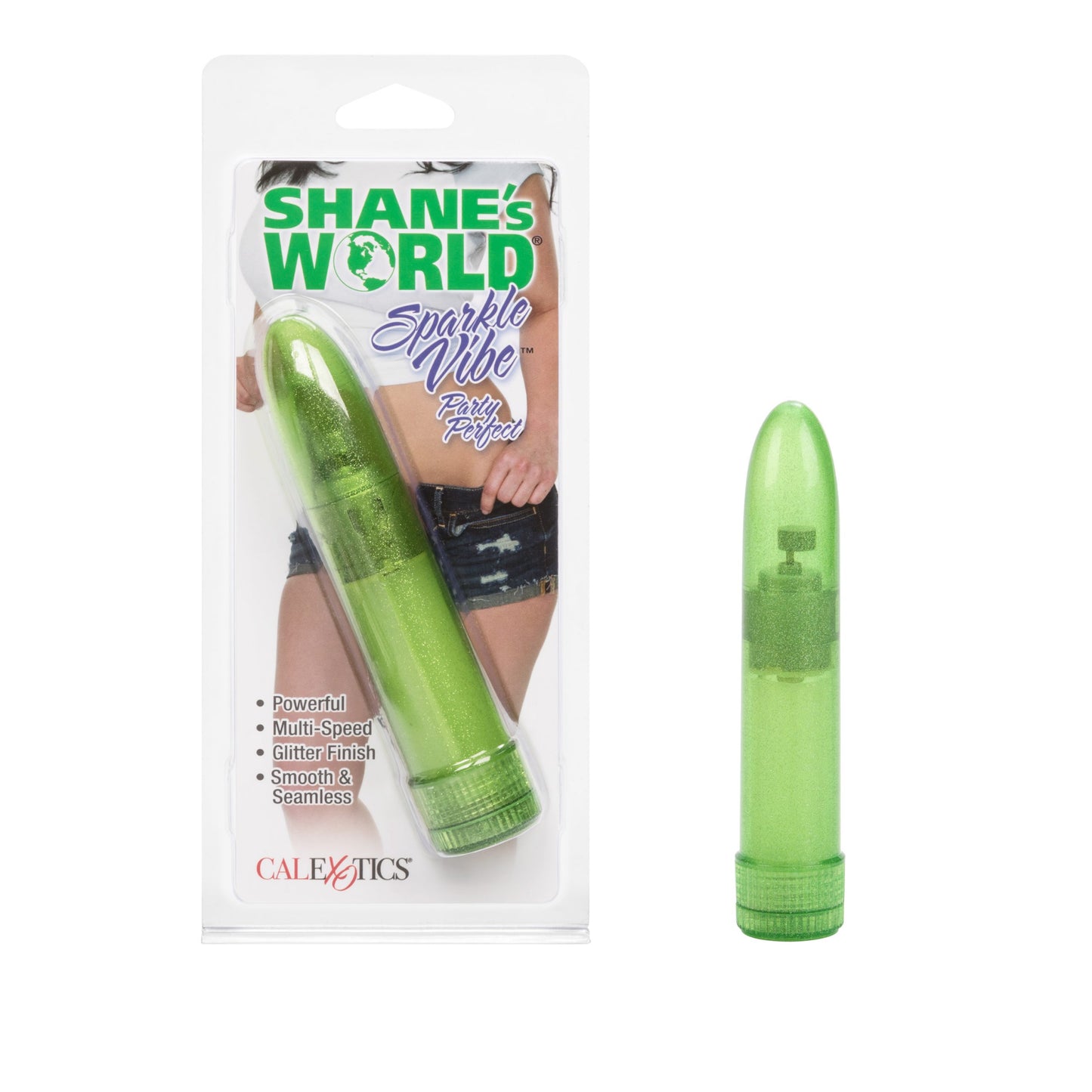 SE0497-15-2 Shane's World Sparkle Vibes Green