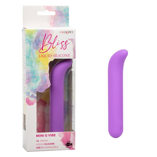 SE0569-10-3 Bliss Liquid Silicone Mini G-Vibe