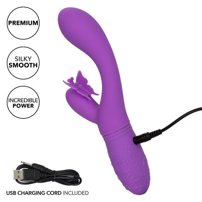 SE0783-45-3 Rechargeable Butterfly Kiss Flutter Purple