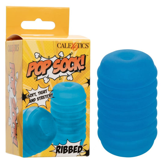 SE0936-20-3 Pop Sock! Ribbed Blue