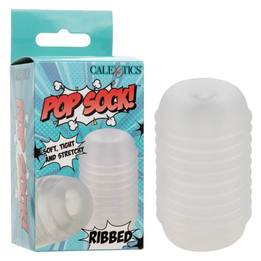 SE0936-30-3 Pop Sock! Ribbed Clear