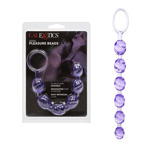 SE1315-14-2 Swirl Pleasure Beads Purple