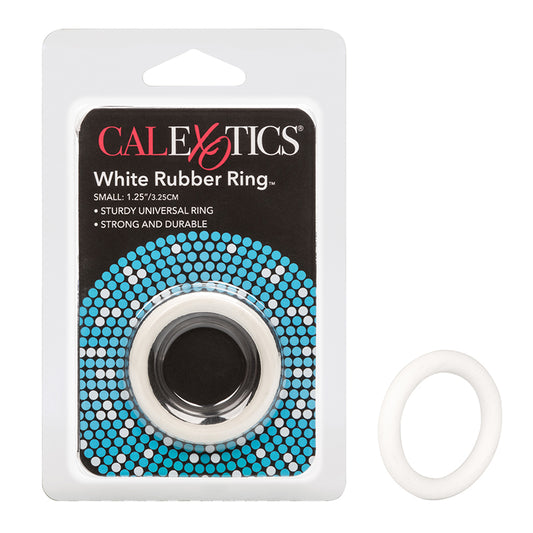 SE1404-09-3 Single White Rubber Ring Small