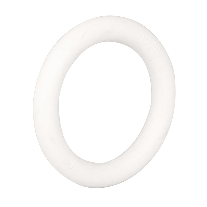 SE1404-09-3 Single White Rubber Ring Small