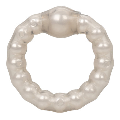 SE1425-03-2 Pearl Beaded Prolong Ring Smoke