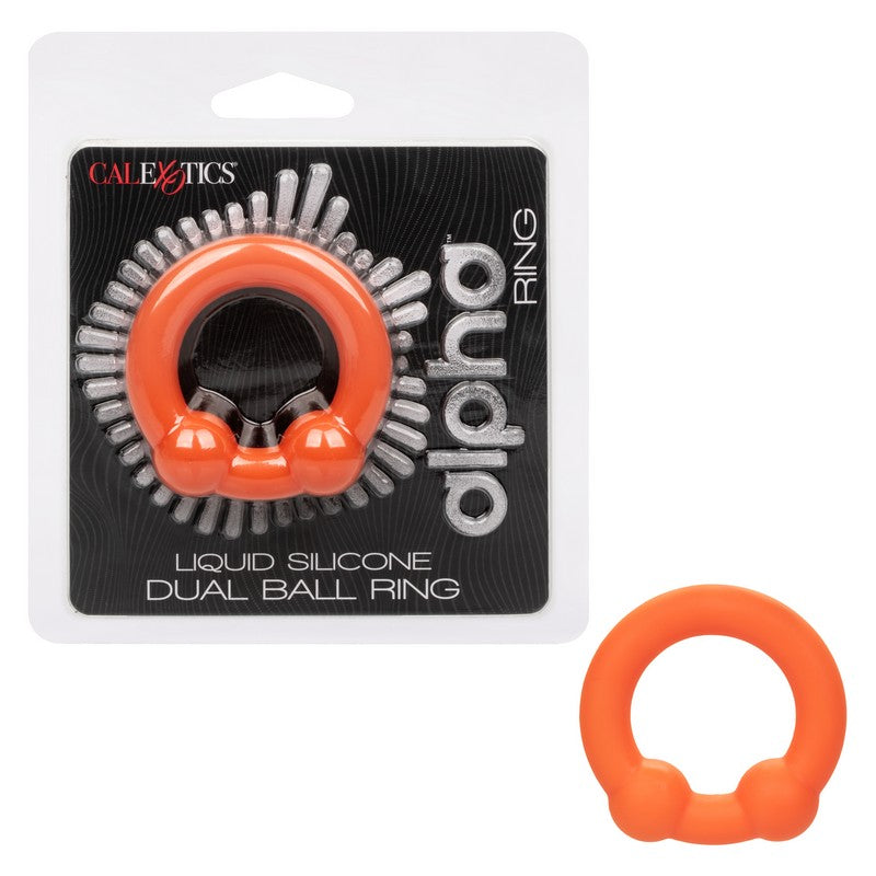 SE1492-12-2 Alpha Liquid Silicone Dual Ball Ring