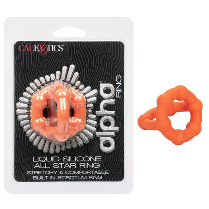 SE1492-40-2 Alpha Liquid Silicone All Star Ring