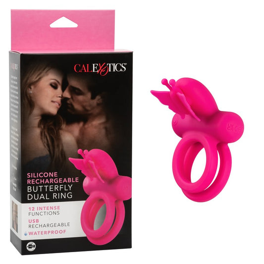 SE1843-35-3 Silicone Rechargeable Butterfly Ring