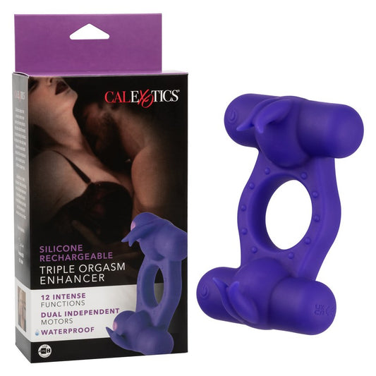 SE1843-50-3 Silicone Rechargeable Triple Orgasm