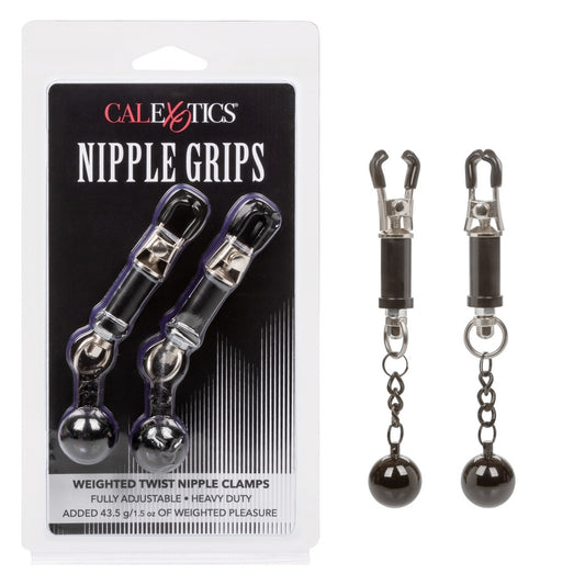 SE2551-20-2 Nipple Grips Weighted Twist Nipple Clamps