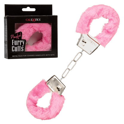 SE2651-20-3 Playful Furry Cuffs Pink