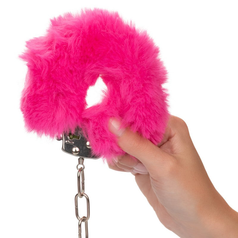 SE2651-55-3 Ultra Fluffy Furry Handcuffs Pink