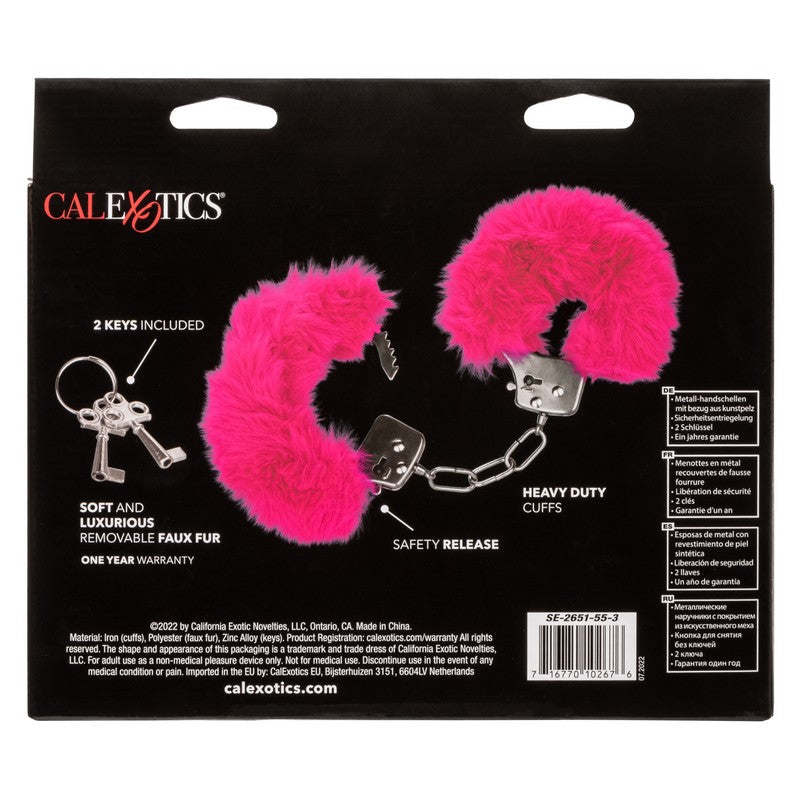 SE2651-55-3 Ultra Fluffy Furry Handcuffs Pink