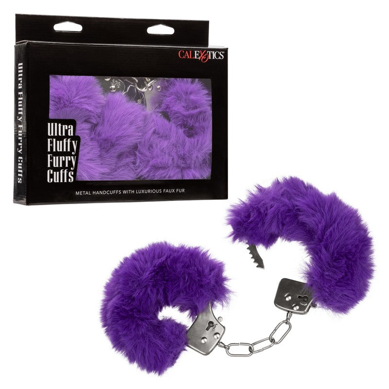 SE2651-60-3 Ultra Fluffy Furry Handcuffs Purple