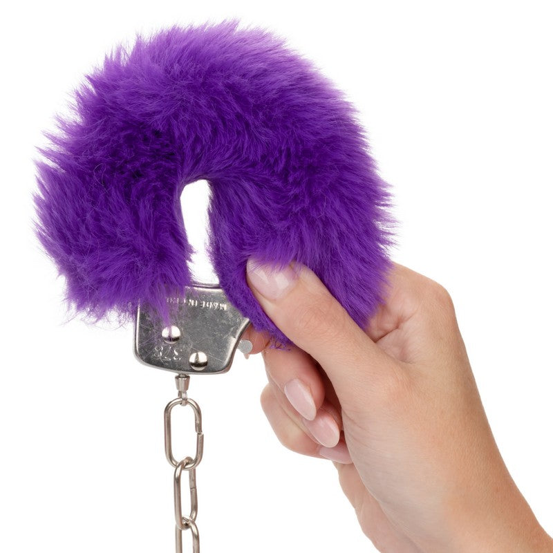 SE2651-60-3 Ultra Fluffy Furry Handcuffs Purple