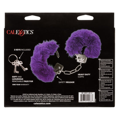 SE2651-60-3 Ultra Fluffy Furry Handcuffs Purple