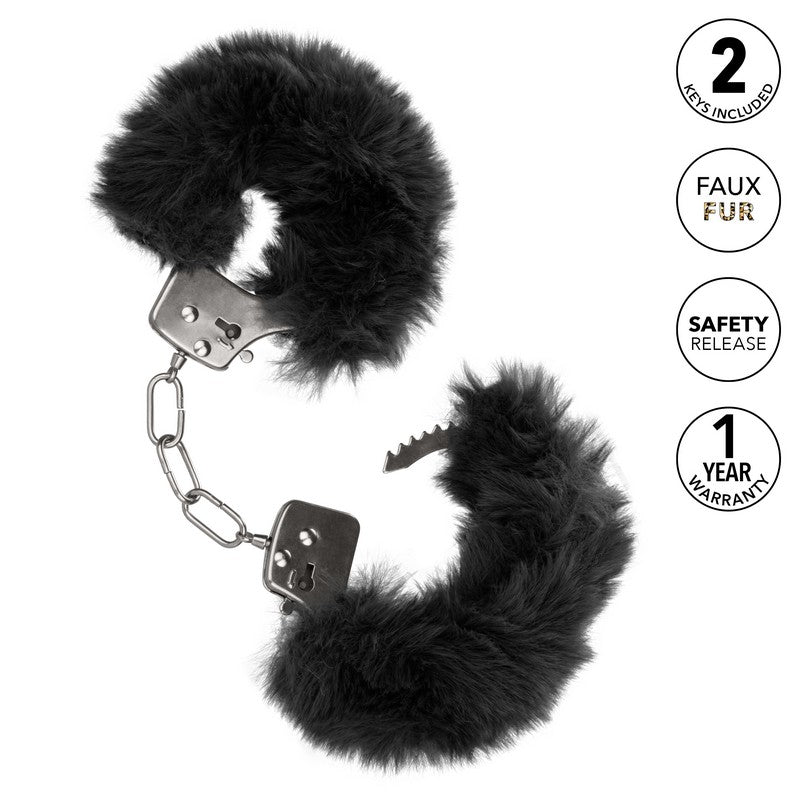 SE2651-65-3 Ultra Fluffy Furry Handcuffs Black