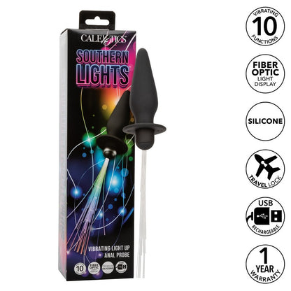 SE2655-05-3 Southern Lights Anal Probe Black