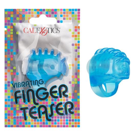 SE8000-80-1 Foil Pack Vibrating Finger Teaser Blue