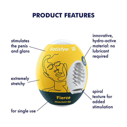 Masturbation Egg 3-pack Fierce