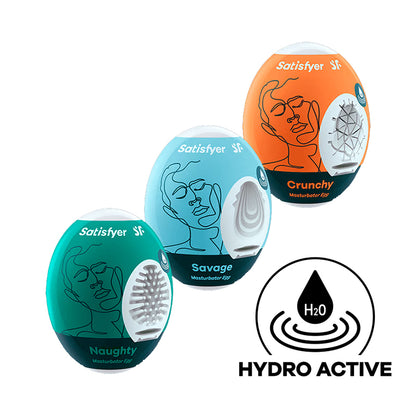 Masturbation Egg 3-pack Naughty, Savage, Crunchy