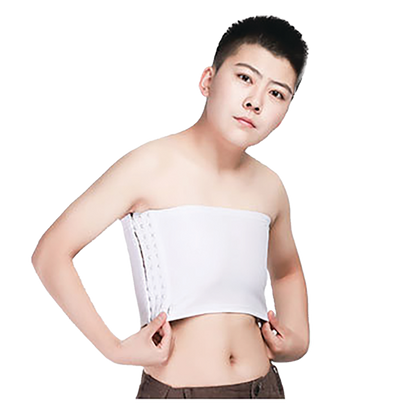 GF Strapless Chest Binder - White XLarge