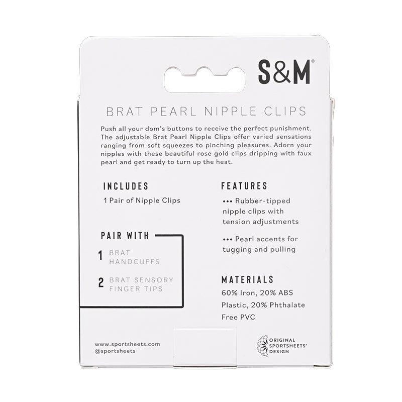 Brat Pearl Nipple Jewelry