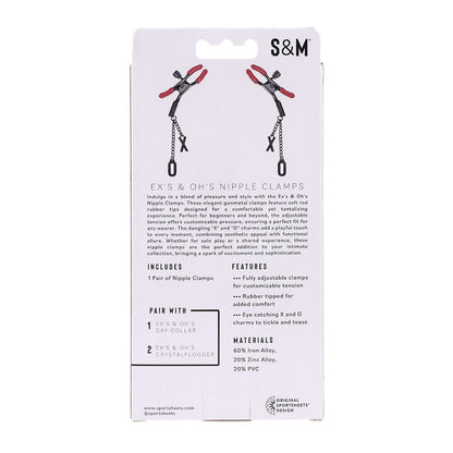 Ex's & Oh's Nipple Clamps