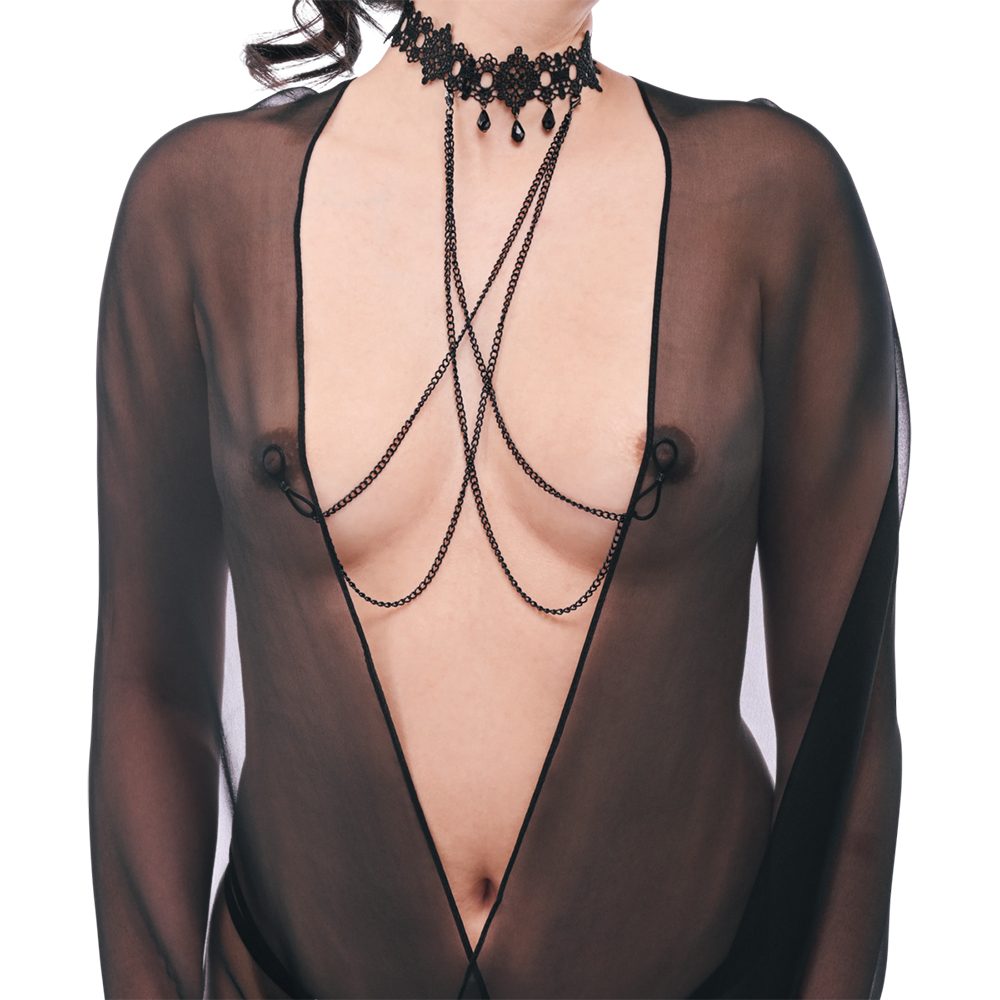 Collar with Nipple Ties