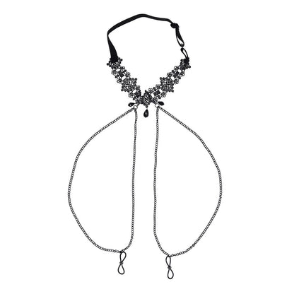 Collar with Nipple Ties