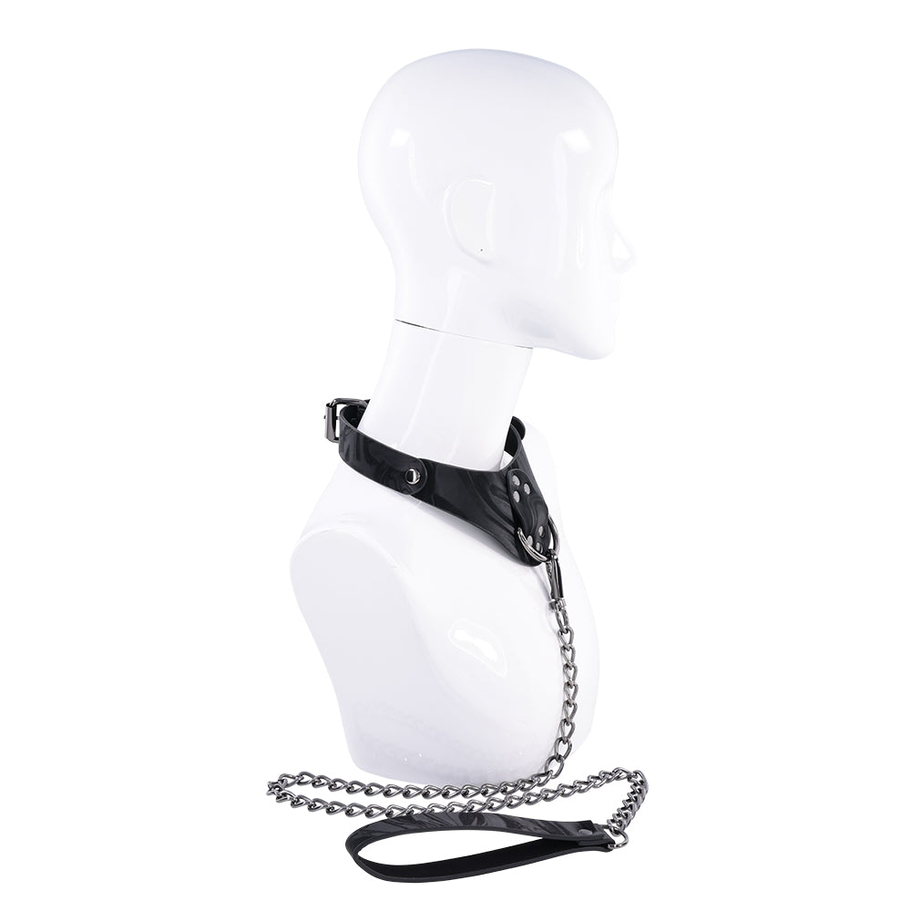 Velvet Noir Collar & Leash