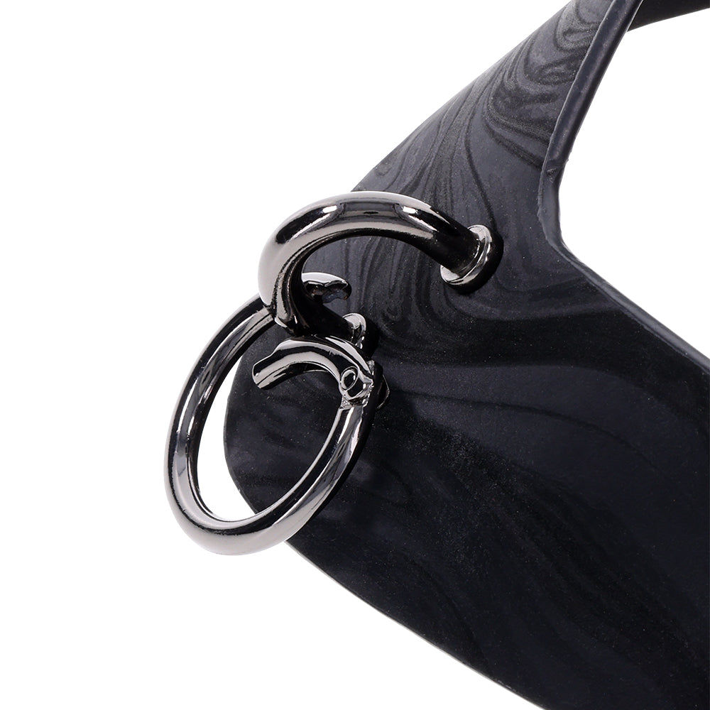 Velvet Noir Collar & Removable Clamps