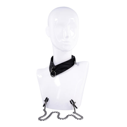 Velvet Noir Collar & Removable Clamps