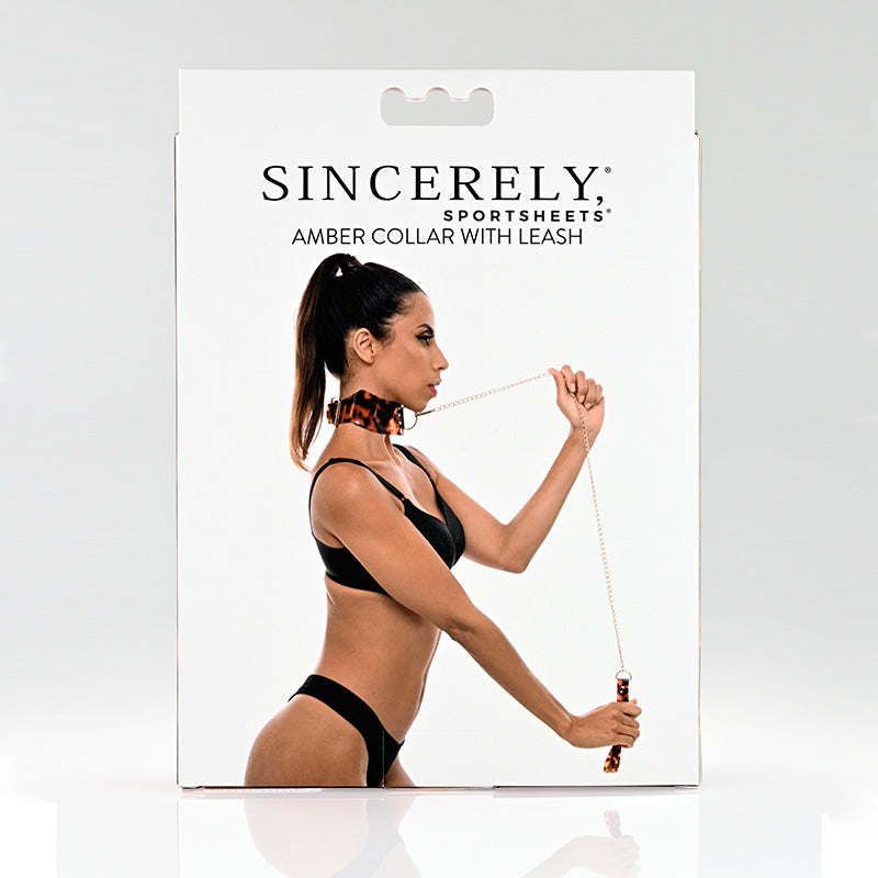 Sincerely Amber Collar & Leash