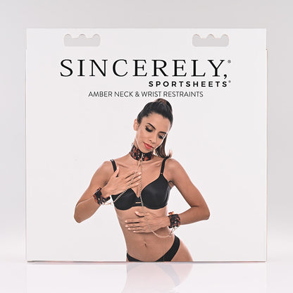Sincerely Amber Neck & Wrist Restraint