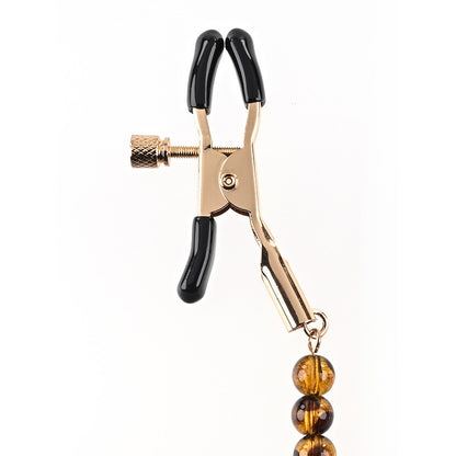 Sincerely Amber Beaded Nipple Jewelry