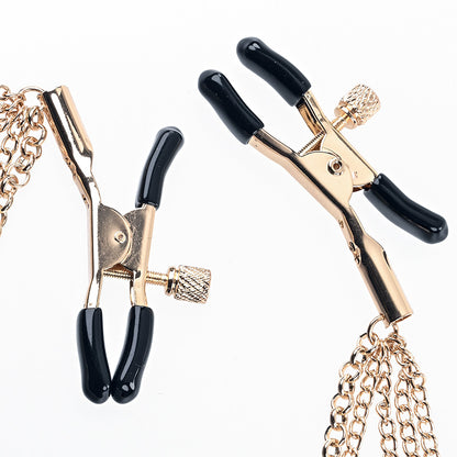 Sincerely Amber Chain Nipple Jewelry