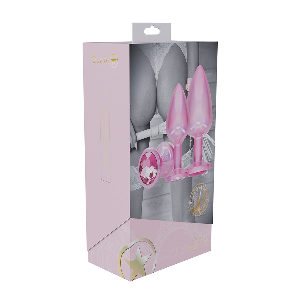Paris Collection Metal Anal Plug Set