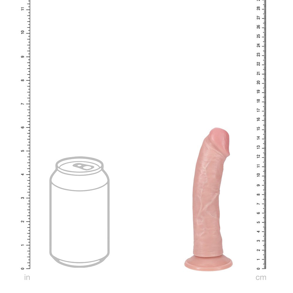6" Vibrating Curved Cock Flesh