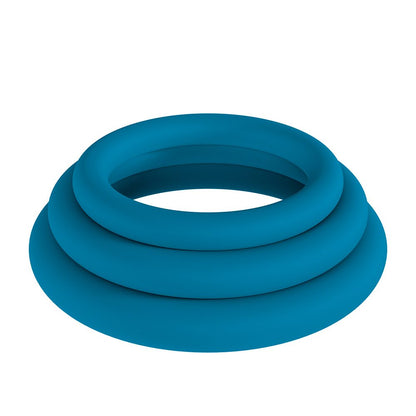 LevelZ Silicone Cock Ring Set of 3 Sizes