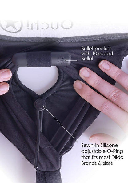 Strap-On Brief Vibrating