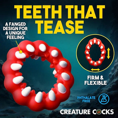 Creature Cock Fangs Silicone Cock Ring