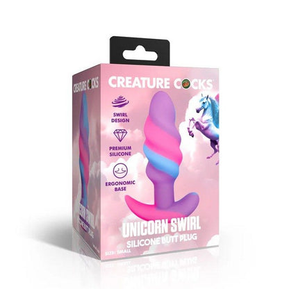Unicorn Swirl Silicone Plug