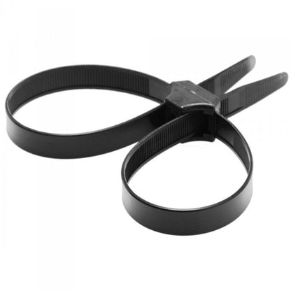 Misbehaved Blck ZipTie Police Cuffs 5pc*
